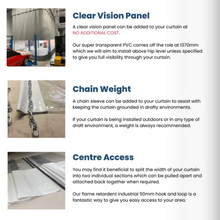 Load image into Gallery viewer, Heavy Duty Industrial Curtains | UK Wide Installation
