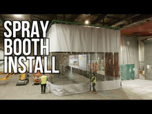 Load and play video in Gallery viewer, Industrial Curtain Rail - Heavy Duty Sliding Rail System
