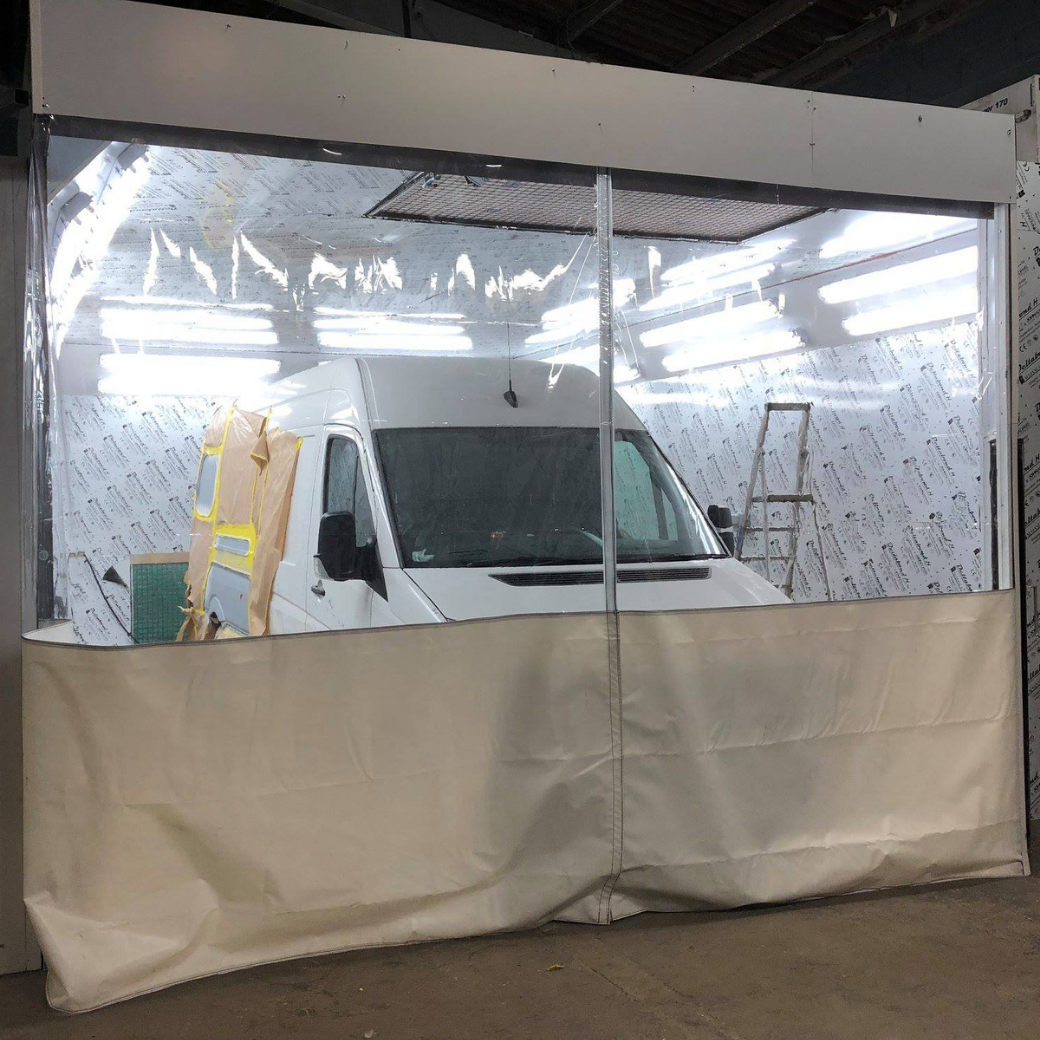 Made To Measure Workshop Dividers | Garage Curtains – Hutchinson's PVC ...